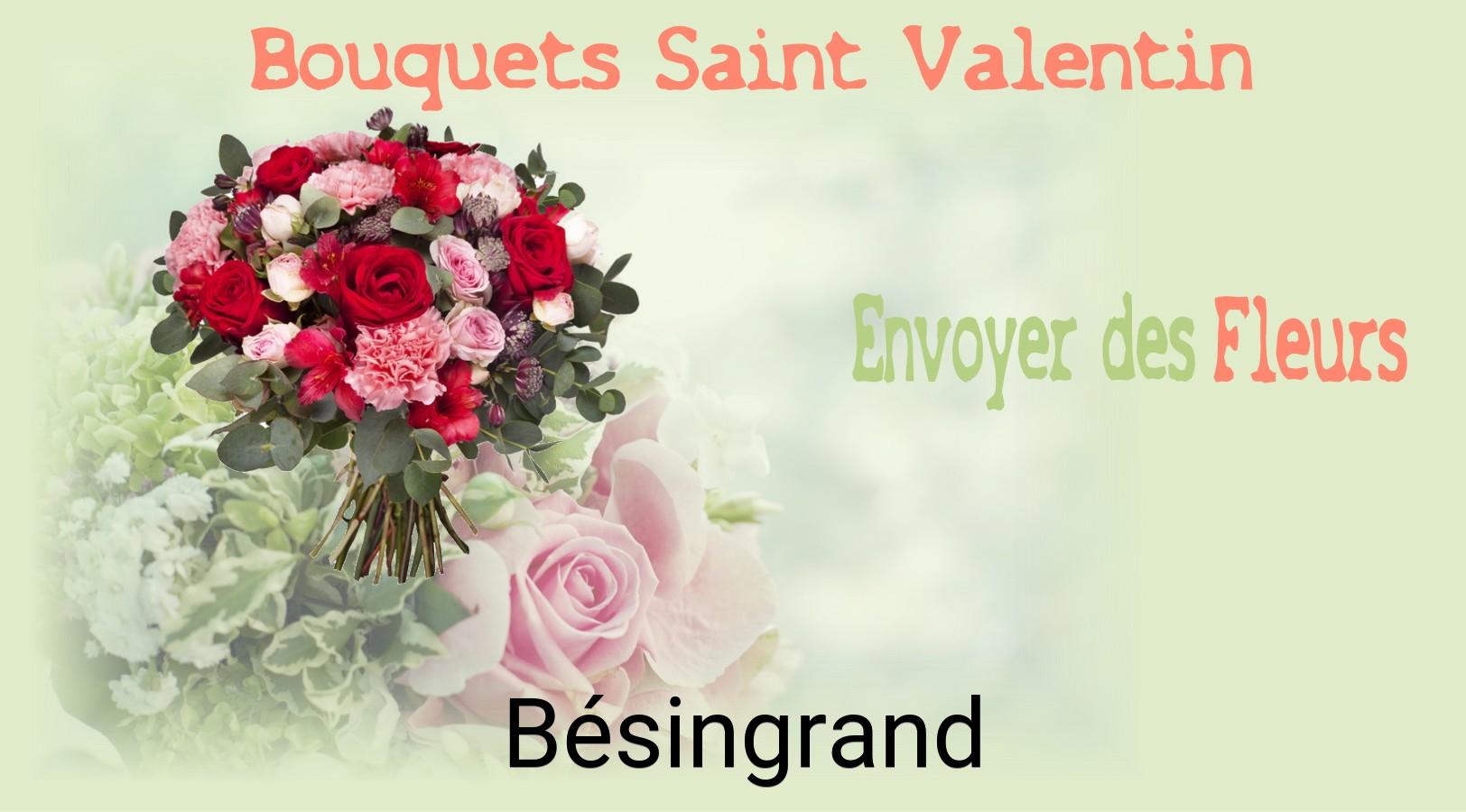 Roses de Saint-Valentin livrées à Bésingrand